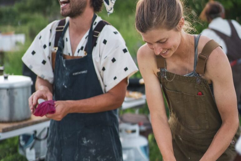 Koji Pingry and Lizzy Jansen of Makanai Farm grow Japanese vegetables that inspire and delight local chefs