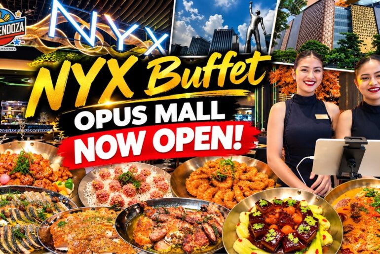 [4K] NYX Buffet Opus Mall NOW OPEN! | Luxury Fine Dining Buffet Food Tour | New Branch Full Tour!