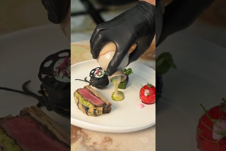 Chef's Table Blue Rare Steak Turkey#shorts #steak #chef #love
