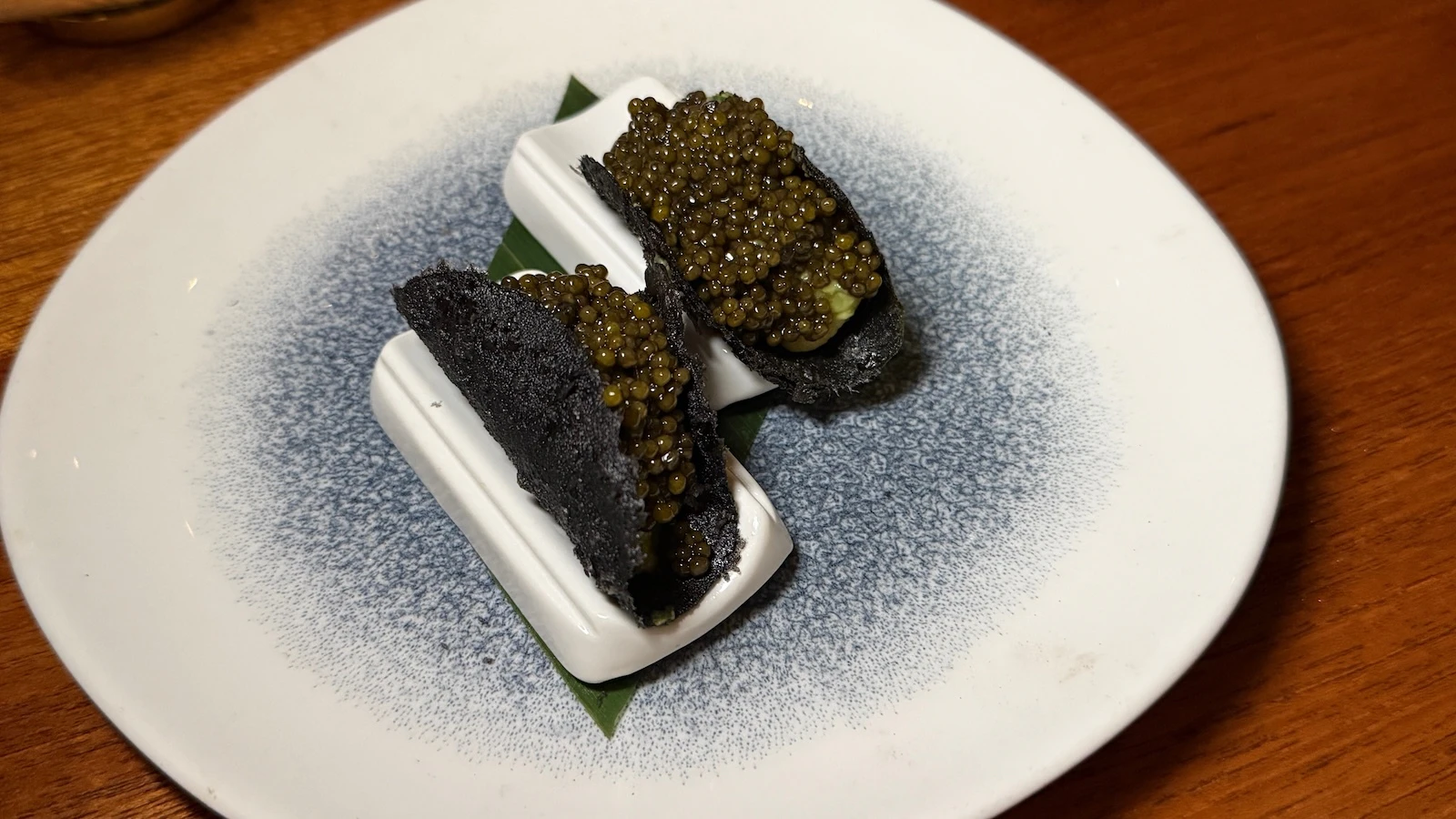 caviar tacos