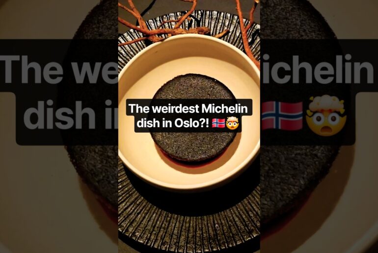 The most "SAVAGE" Michelin dish in Norway 🇳🇴🔥