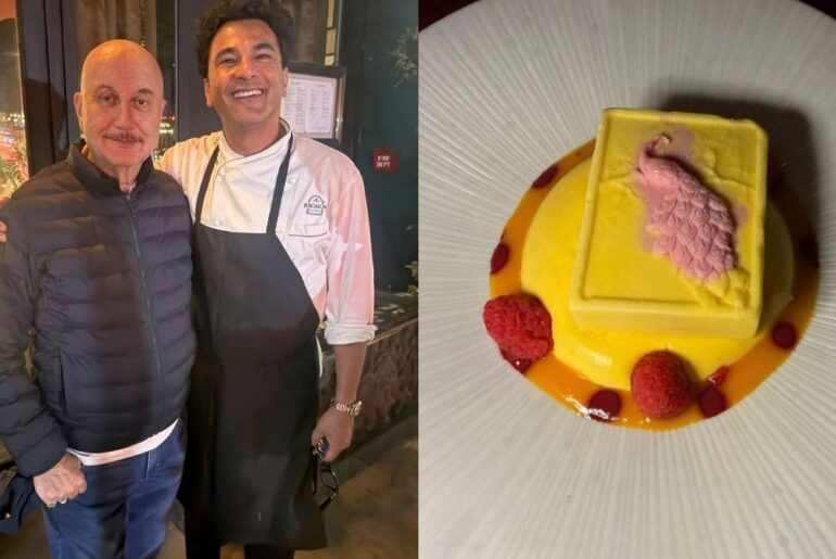 “Warmth, Love & Apnapan,” Anupam Kher Visits Vikas Khanna’s Bungalow In NY; Shares A Happy Review