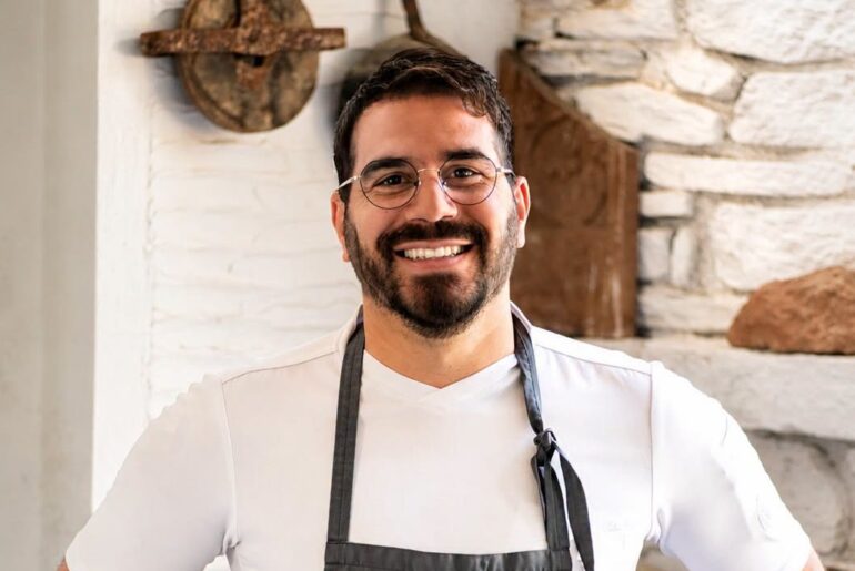 Chef Michalis Marthas. Photo: Courtesy of Gastronomy Essentials