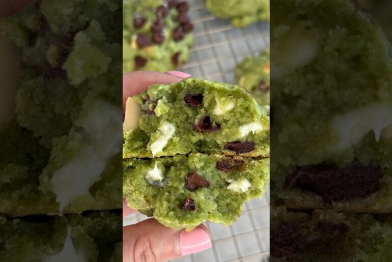 Monster Matcha Cookies